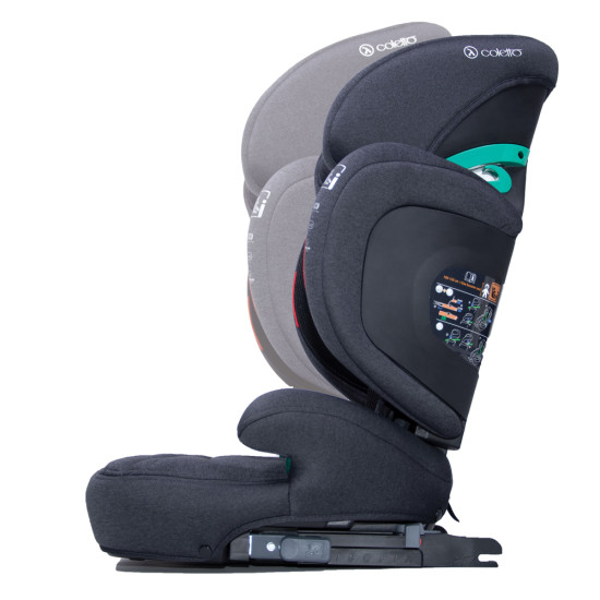 Автокресло Coletto Avola Isofix 15-36 9024-CAI-13, black, черный