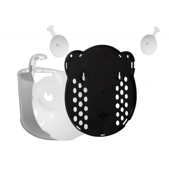 Корзина для игрушек Maltex Panda белый/черный