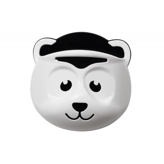 Корзина для игрушек Maltex Panda с игрушками белый/черный