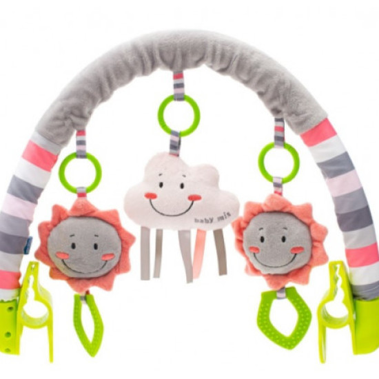 Baby Mix TE-8649-92 Cloud TE-8649-92, Pink Grey, Pink/Gray