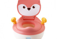 Детский горшок Babyhood Лисица розовый