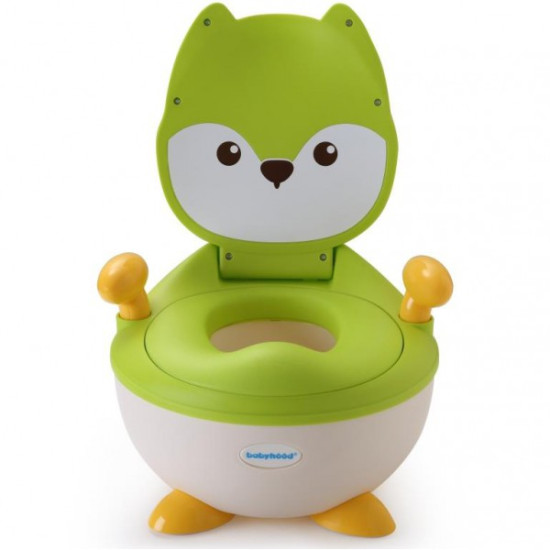 Дитячий горщик Babyhood Лисиця зелений