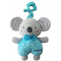 Плюшевая музыкальная подвеска Baby Mix P/1249-6700 Коала 42568, blue, голубой