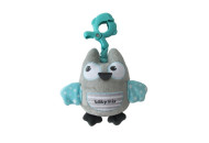 Плюшевая музыкальная подвеска Baby Mix P/1252-6700 Сова 42592, blue, голубой