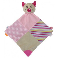 Комфортер с прорезывателем Baby Mix STK-18984C Котик 37192, pink, розовый