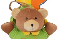 Плюшевая музыкальная подвеска Baby Mix P/1034-0700 Мишка коричневый 46552