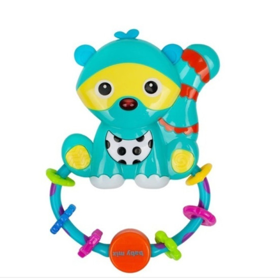 Plastic musical toy Baby Mix KP-0694 Raccoon KP-0694, MIX, Multicolyr