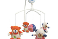 Мобиль Baby Mix плюшевый механический TK-362M Мишки 14309, mix, мультицвет