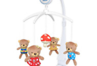 Мобиль Baby Mix плюшевый механический TK-375M Мишки 20218, mix, мультицвет
