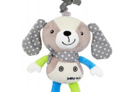 Плюшевая подвеска музыкальная Baby Mix P/1235-EU00 Песик 40066, multicolor, мультицвет