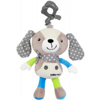 Плюшевая подвеска музыкальная Baby Mix P/1235-EU00 Песик 40066, multicolor, мультицвет