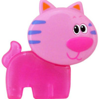 Охладительный прорезыватель Baby Mix Котик розовый KP-01 15173, pink, розовый