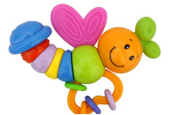 Погремушка пластиковая Baby Mix GW-01 Бабочка GW-01 46282, mix, мультицвет
