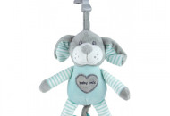 Плюшевая подвеска музыкальная Baby Mix STK-19393MD Песик 40860, mint, мятный
