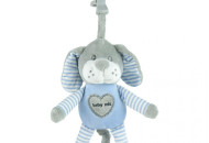 Плюшевая подвеска музыкальная Baby Mix STK-19393BD Песик 40857, blue, синий