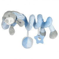 Плюшева спіраль Baby Mix STK-19391BD Песик 40866 , blue, блакитний