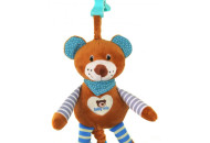 Плюшева підвіска музична Baby Mix STK-16393B Ведмедик 37194, blue, блакитний