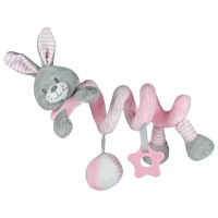 Плюшевая спираль Baby Mix STK-19391PR Кролик STK-19391 PR, pink, розовый