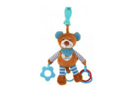 Plush suspension with vibro Baby Mix STK-16300B Mishka 33274, Blue, Blue