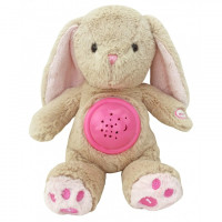 Музыкальный Кролик Hadi Baby Mix STK-18957P с проектором 37216 pink, розовый