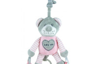 Плюшевая подвеска с вибро Baby Mix STK-19445PB Мишка розовый 40846, pink, розовый