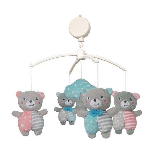 Mobile Baby Mix Plush Mechanical 43418 Bear Friends