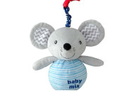 Плюшевая подвеска музыкальная Baby Mix P/1218-EU00 Мышка 44907, multicolor, мультицвет