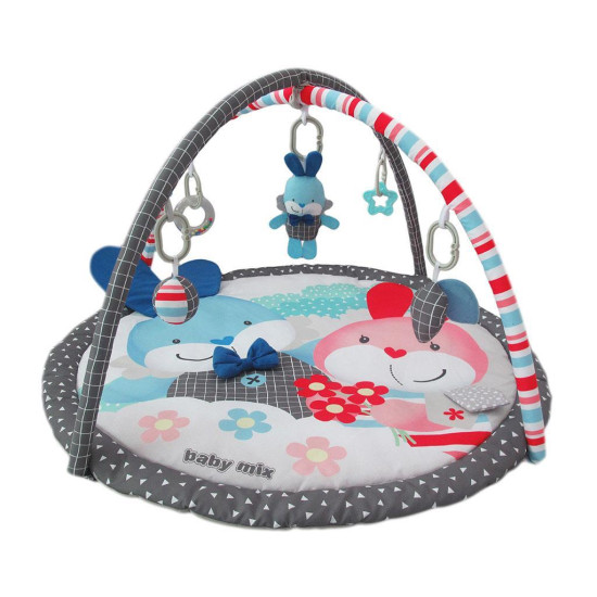 Коврик развивающий Baby Mix 3508PP Кролики друзья 45017