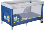 Манеж - ліжко Baby Mix HR-8052 Сова 8052-173, navy, синій