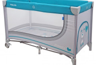 Манеж - кровать Baby Mix HR-8052 Мишка серый 35849, grey, серый