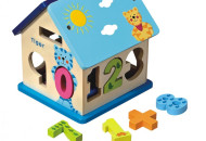 Wooden sorter house Baby Mix HJ-D93754 HJ-D93754, Multicolor, multicolyr