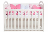 Постельный комплект 6 эл Twins Love 4020-TL-08, pink, розовый