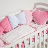 Постельный комплект 6 эл Twins Love 4020-TL-08, pink, розовый