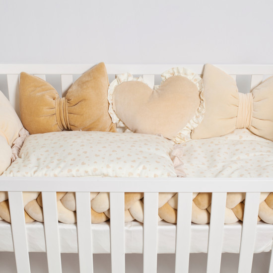 Постельный комплект 6 эл Twins Love 4020-TL-02, beige, бежевый
