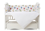 Bed kit 6 EL Twins Sky 4060-TS-01, White/Boy, White