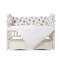 Постельный комплект 6 эл Twins Sky 4060-TS-01, white/boy, белый