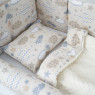 Bed a set 6 EL Twins Sky 4060-TS-02, Beige, beige