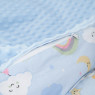 Постельный комплект 6 эл Twins Sky 4060-TS-04, blue, голубой