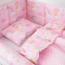 Постельный комплект 6 эл Twins Sky 4060-TS-08, pink, розовый