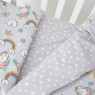 Сменная постель 3 эл Twins Unicorn серый