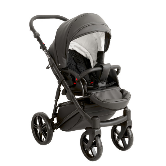 Коляска 2 в 1 Broco Miracle Black 9023-BMB-01, black, черный