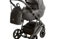 Коляска 2 в 1 Broco Miracle Black 9023-BMB-01, black, черный