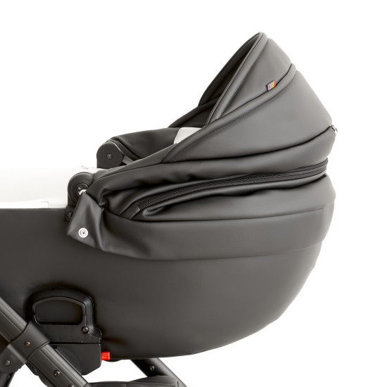 Коляска 2 в 1 Broco Miracle Black 9023-BMB-01, black, черный
