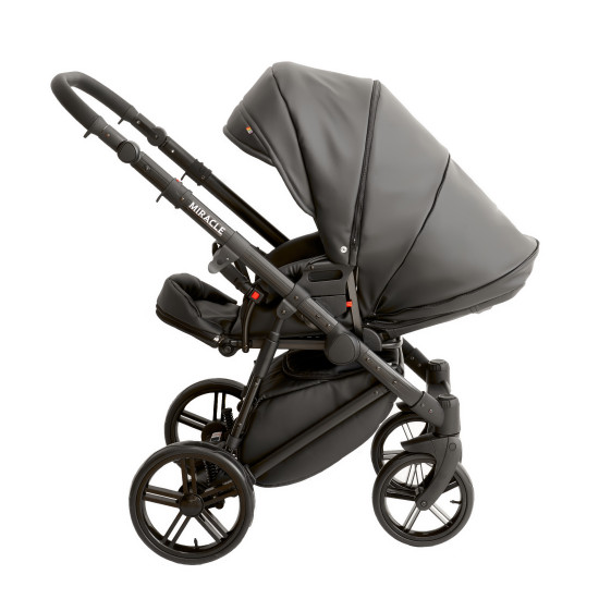 Коляска 2 в 1 Broco Miracle Black 9023-BMB-01, black, черный