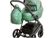 Коляска 2 в 1 Broco Miracle Black 9023-BMB-03, green, зеленый