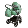 Коляска 2 в 1 Broco Miracle Black 9023-BMB-03, green, зеленый