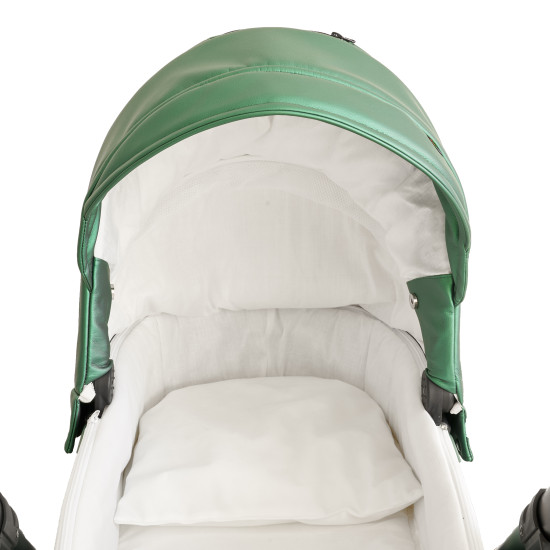 Коляска 2 в 1 Broco Miracle Black 9023-BMB-03, green, зеленый