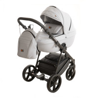 Коляска 2 в 1 Broco Miracle Black 9023-BMB-04, grey, серый