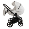 Коляска 2 в 1 Broco Miracle Black 9023-BMB-05, white, белый