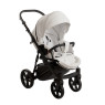 Коляска 2 в 1 Broco Miracle Black 9023-BMB-05, white, белый